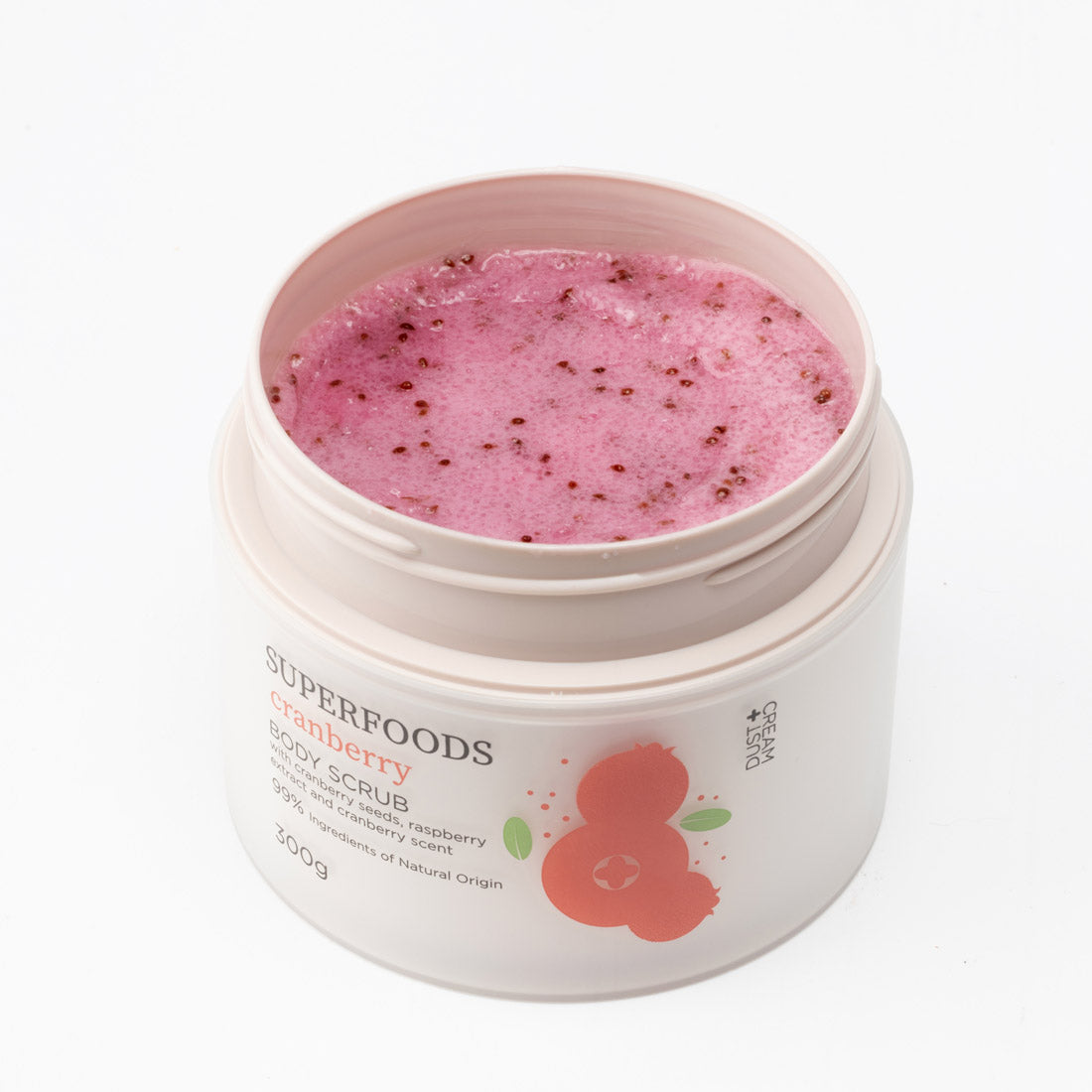 Sugar body scrub – Cranberry