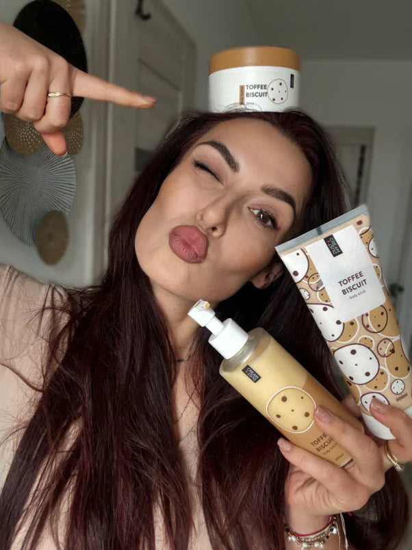 Tělové mléko – Karamel a sušenka