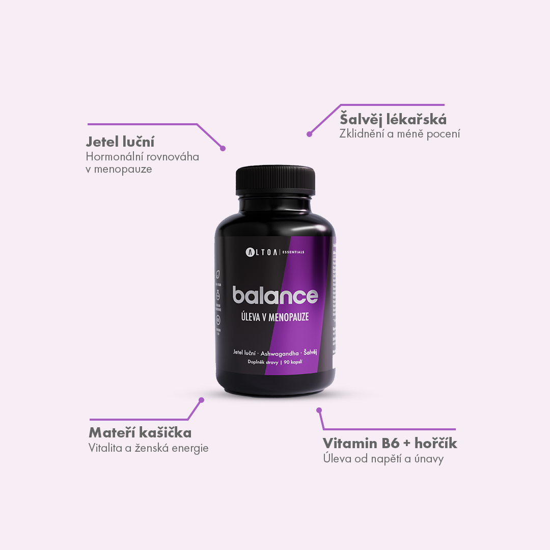 MENOBALANC - BALANCE + Mg:BOOST + Mg:DREAM (3x90 kapslí)