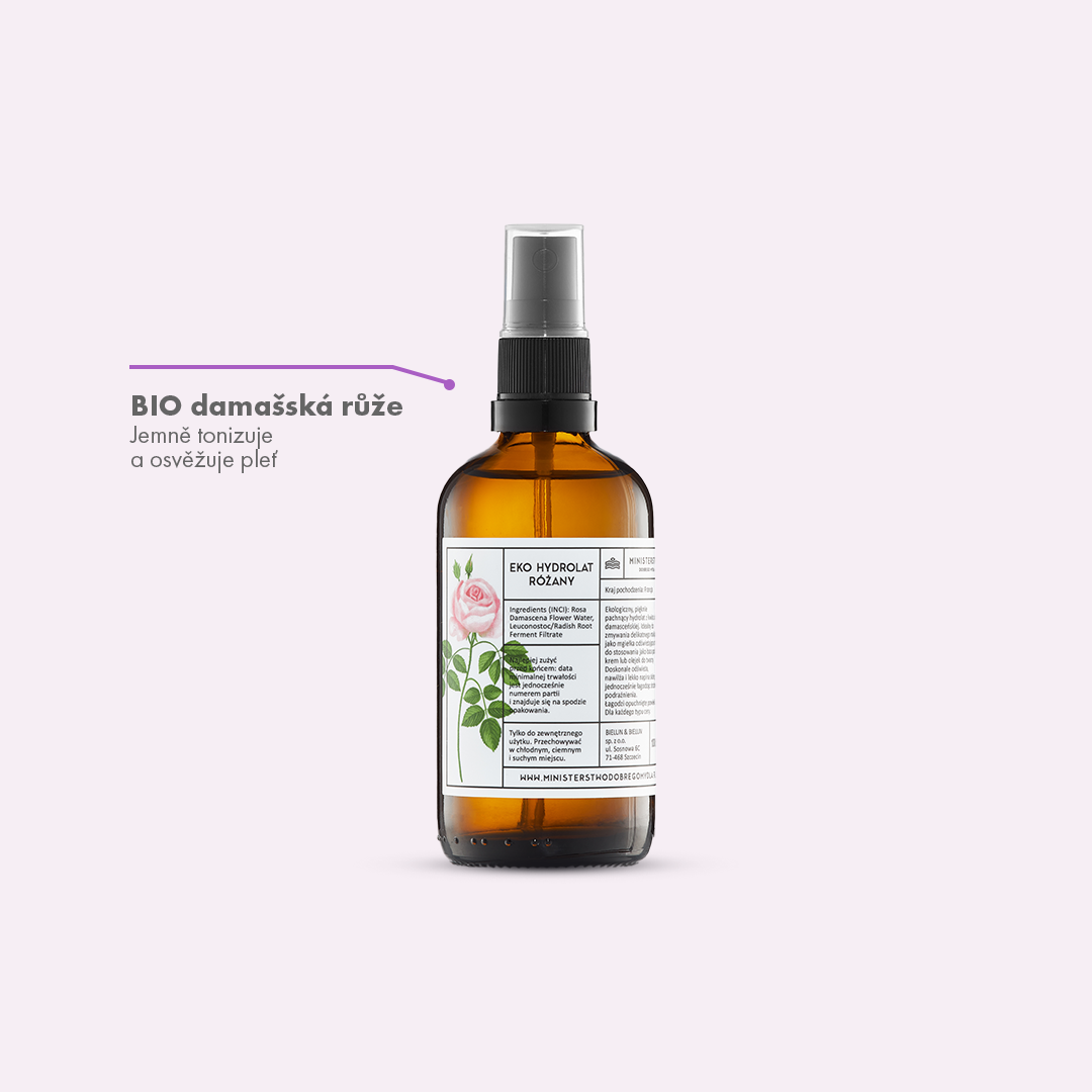 Růžová voda BIO - Růže