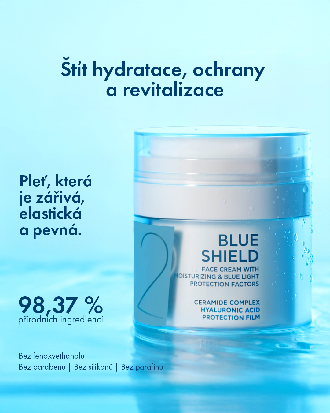 BLUE SHIELD - Hydratační krém s ochranou proti modrému záření