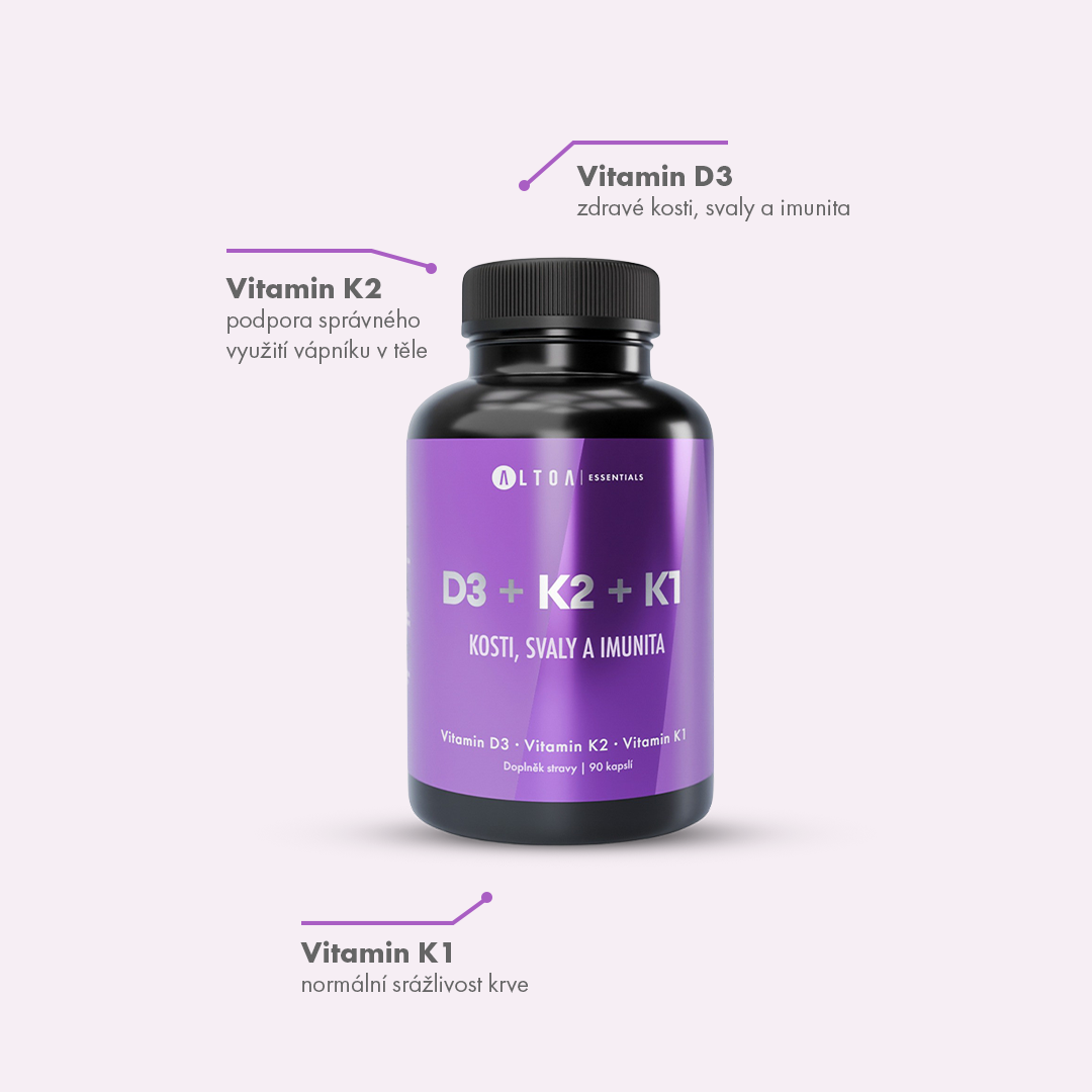 D3+K2+K1 90 kapslí