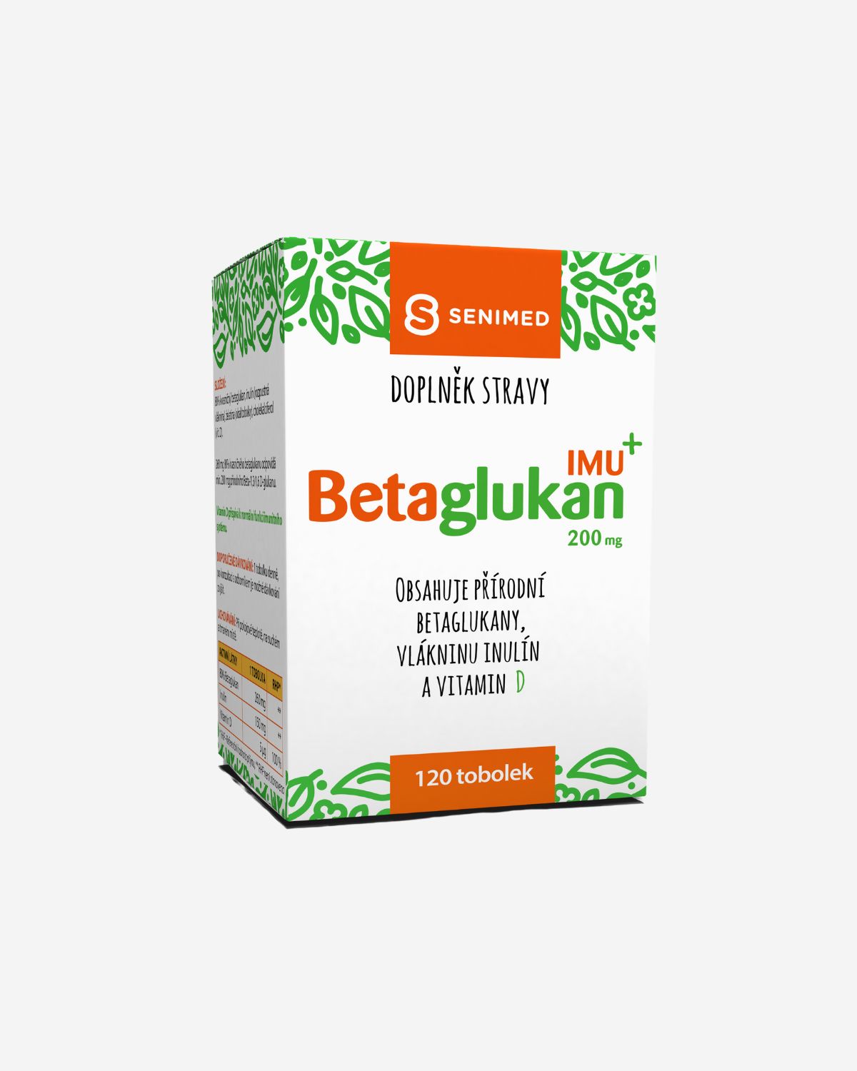 Betaglukan IMU 200 mg 120 tobolek