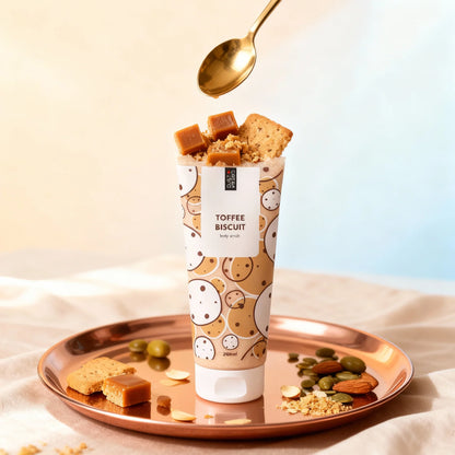 Body scrub – Caramel and biscuit