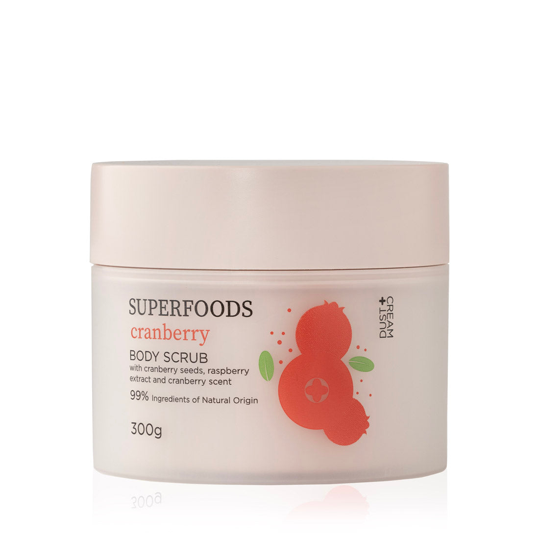 Cukrový tělový peeling – Brusinka