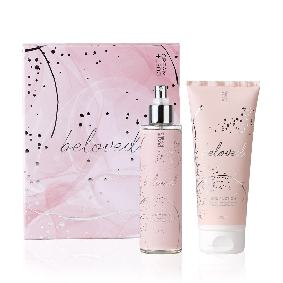 Beloved – Hydratační tělové mléko a mlha – magnolie a santalové dřevo