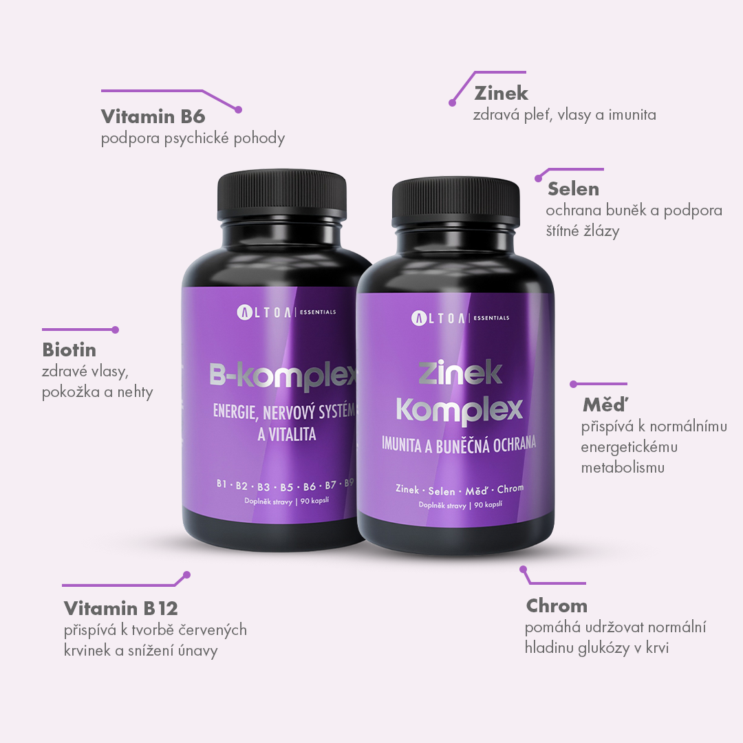 B-komplex + Zinek+ 90 kapslí
