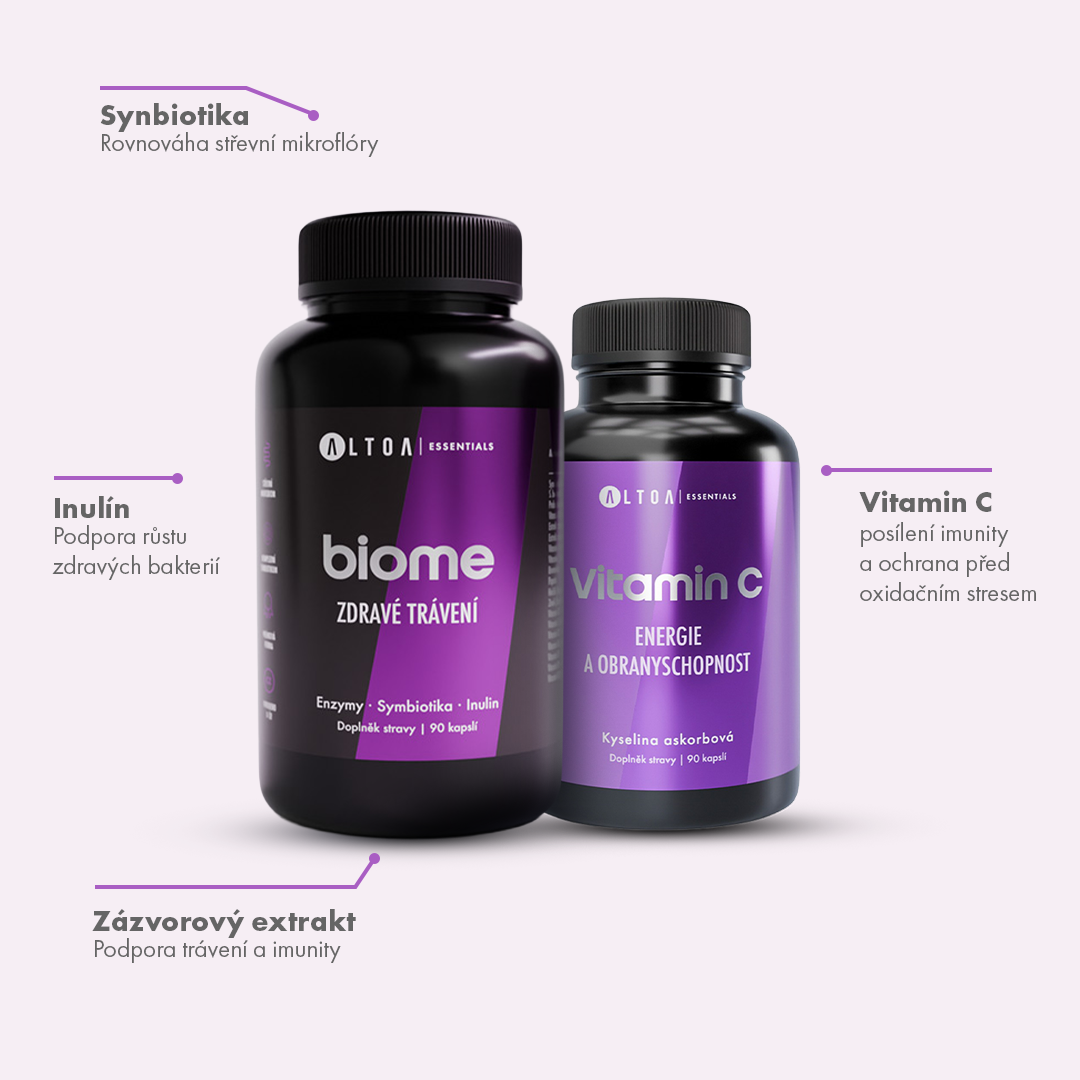 PŘEDPRODEJ: BIOME BOOST - BIOME + Vitamin C 90 kapslí
