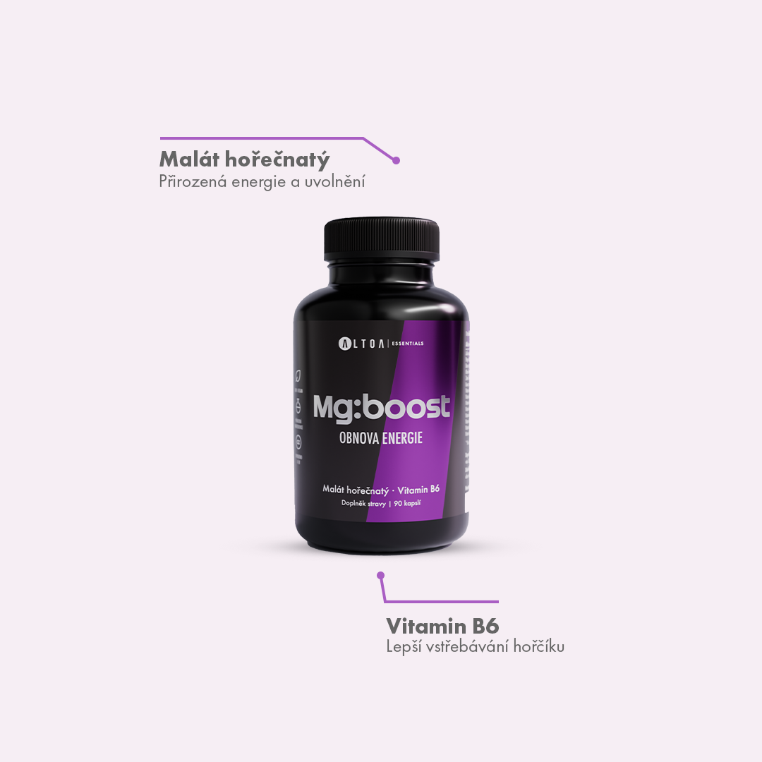 VITALBOOST - FOCUS + Mg:BOOST 90 kapslí