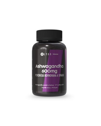 Ashwagandha 600 mg - (90 kapslí)
