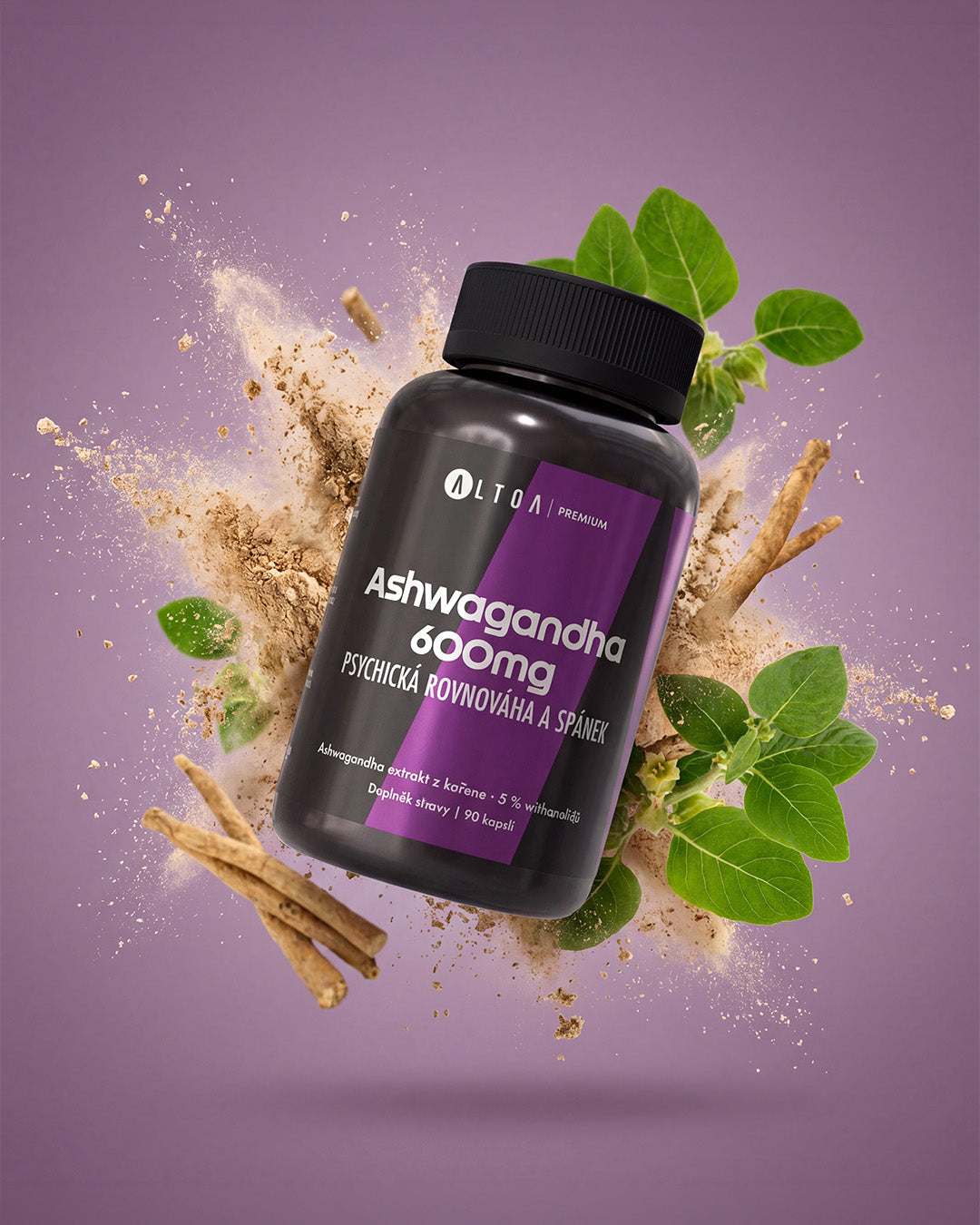 Ashwagandha 600 mg - (90 kapslí)