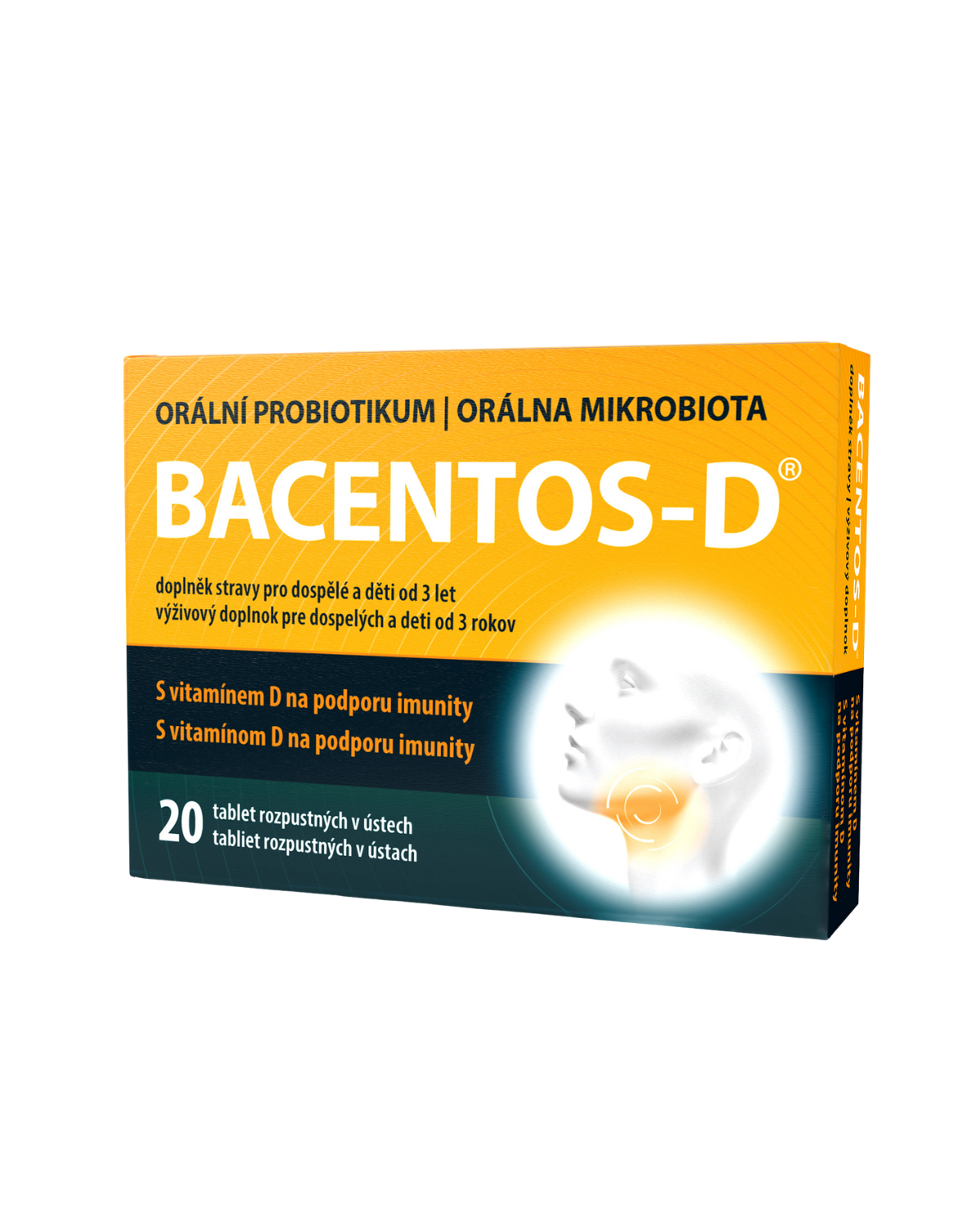 BACENTOS-D orální probiotikum 20 tablet