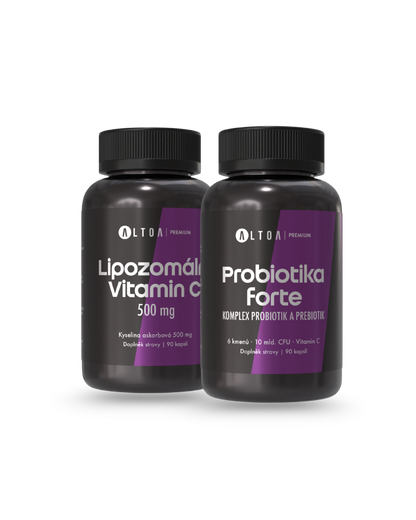 QUICK IMMUNITY – Lipozomálni Vitamin C + Probiotika Forte (2x 90 kapslí)