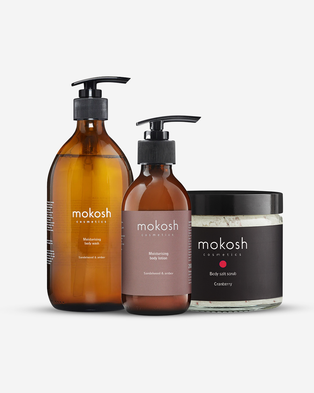 Výhodný balíček - Tělové mléko, mycí gel a koupelová sůl/peeling