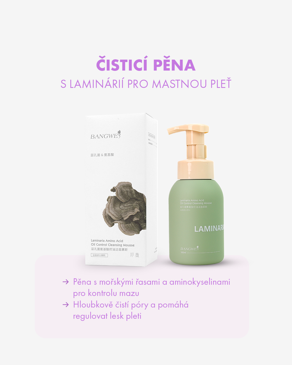 Cleansing foam with kelp for sebum regulation - 300 ml