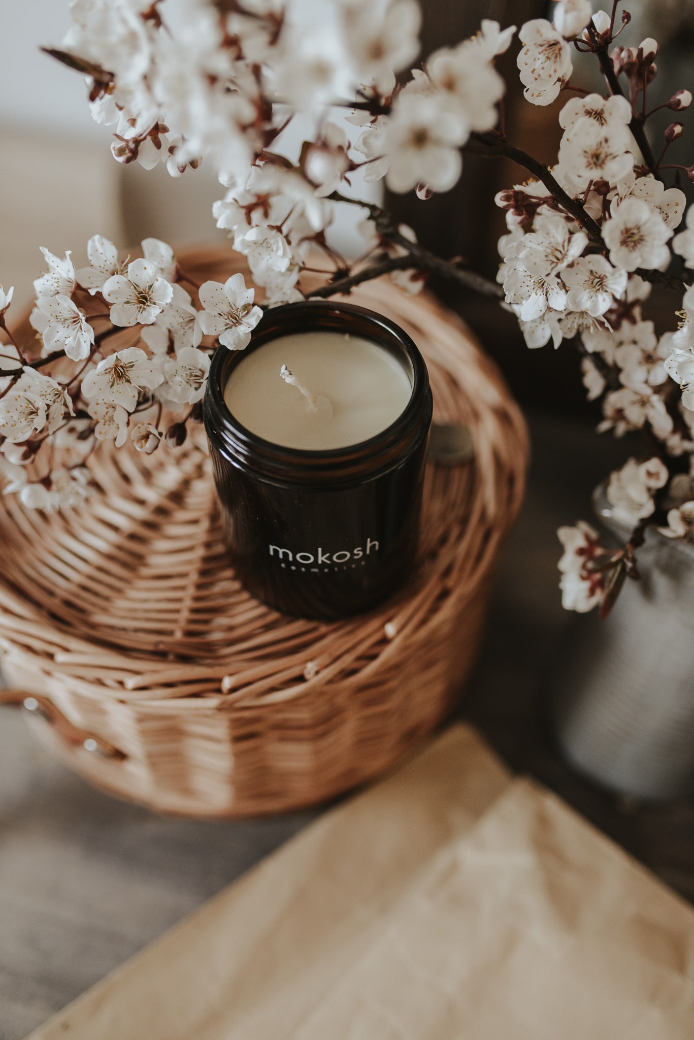 Sojová svička - Třešeň a Jantar