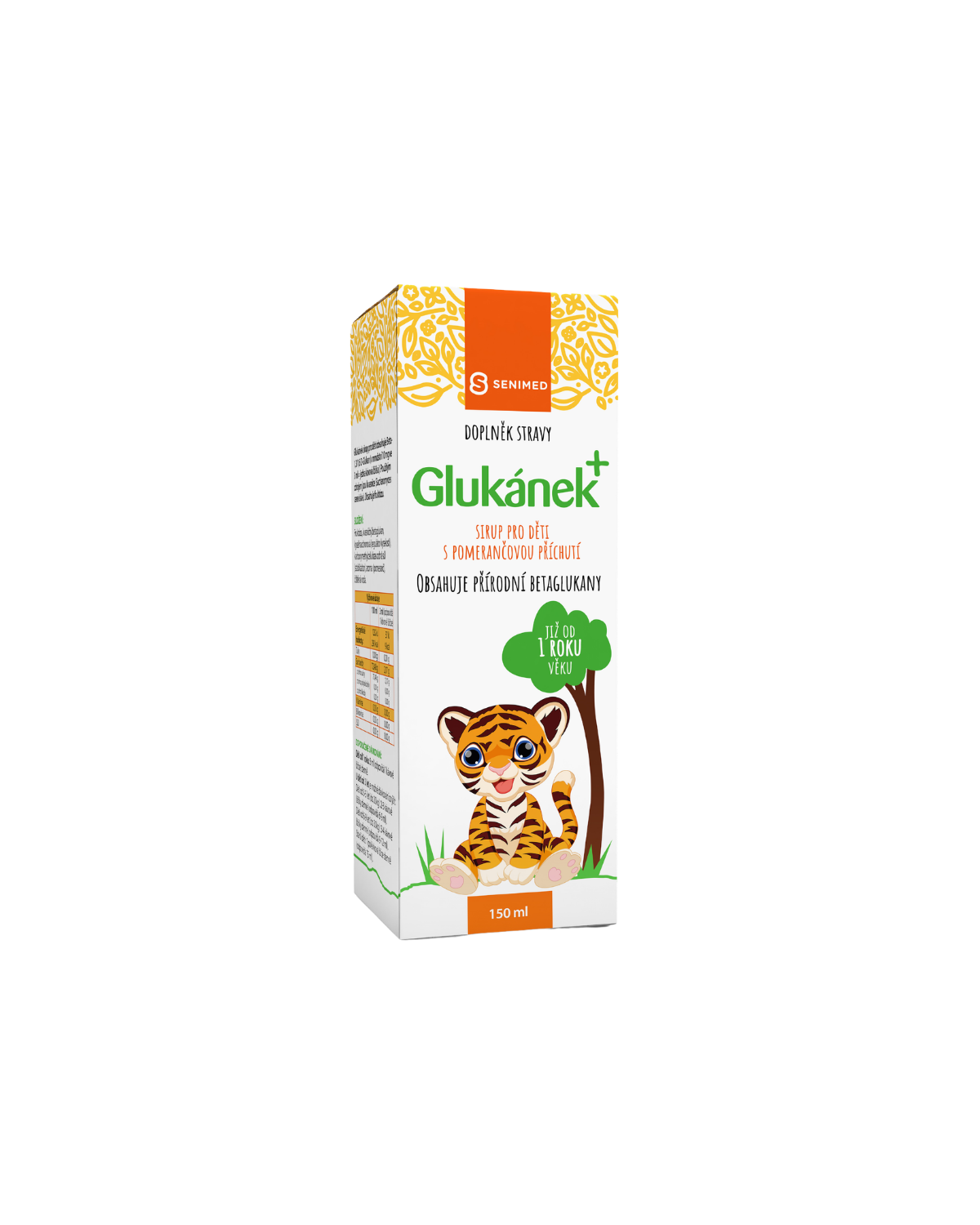 Glukanek+ syrup for children 150 ml