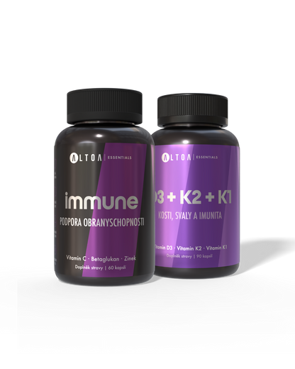 IMMUNE BOOST - IMMUNE (60 kapslí) + D3+K2+K1 (90 kapslí)