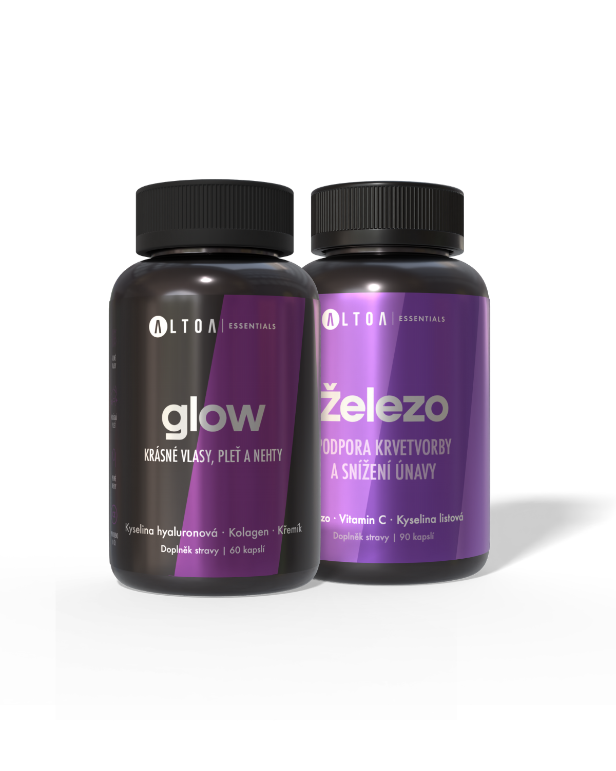 IRON BOOST - GLOW 60 capsules + Iron 90 capsules