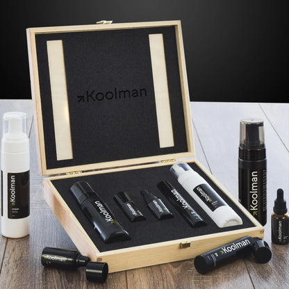 Sada Essentials Trio 40+ - dárkové balení v luxusní dřevěné krabici