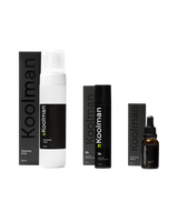 Sada Essential trio - čístící pěna, hyaluronové sérum a hydratační krém 24