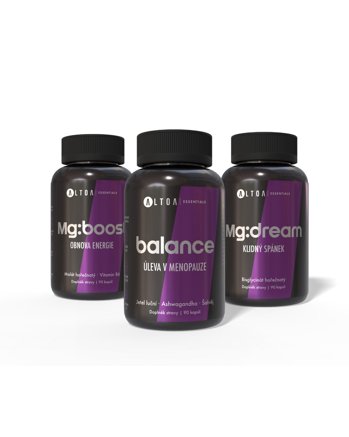 MENOBALANC - BALANCE + Mg:BOOST + Mg:DREAM (3x90 kapslí)