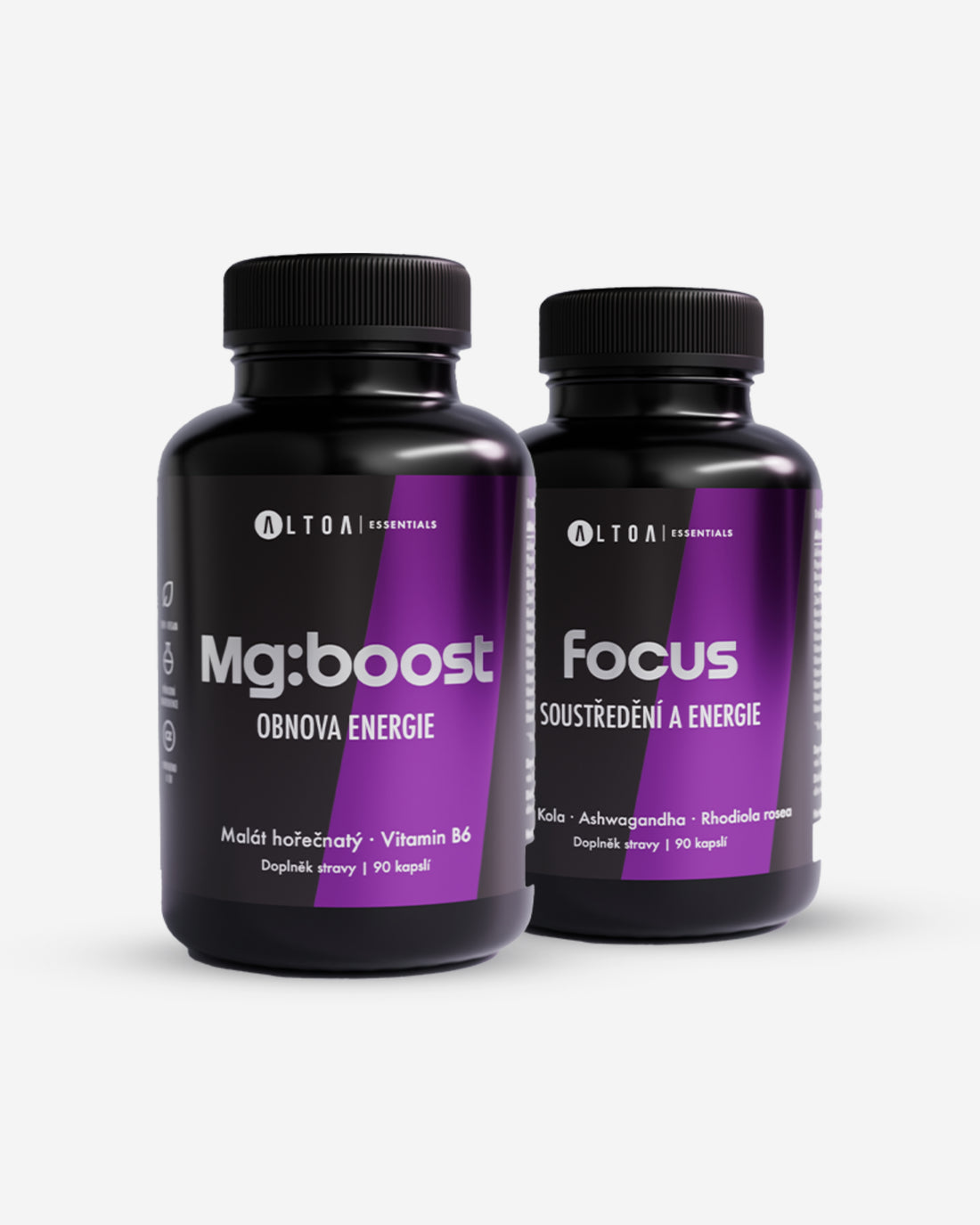 ActiveBoost - Focus 90 kapslí + MG:Boost 90 kapslí