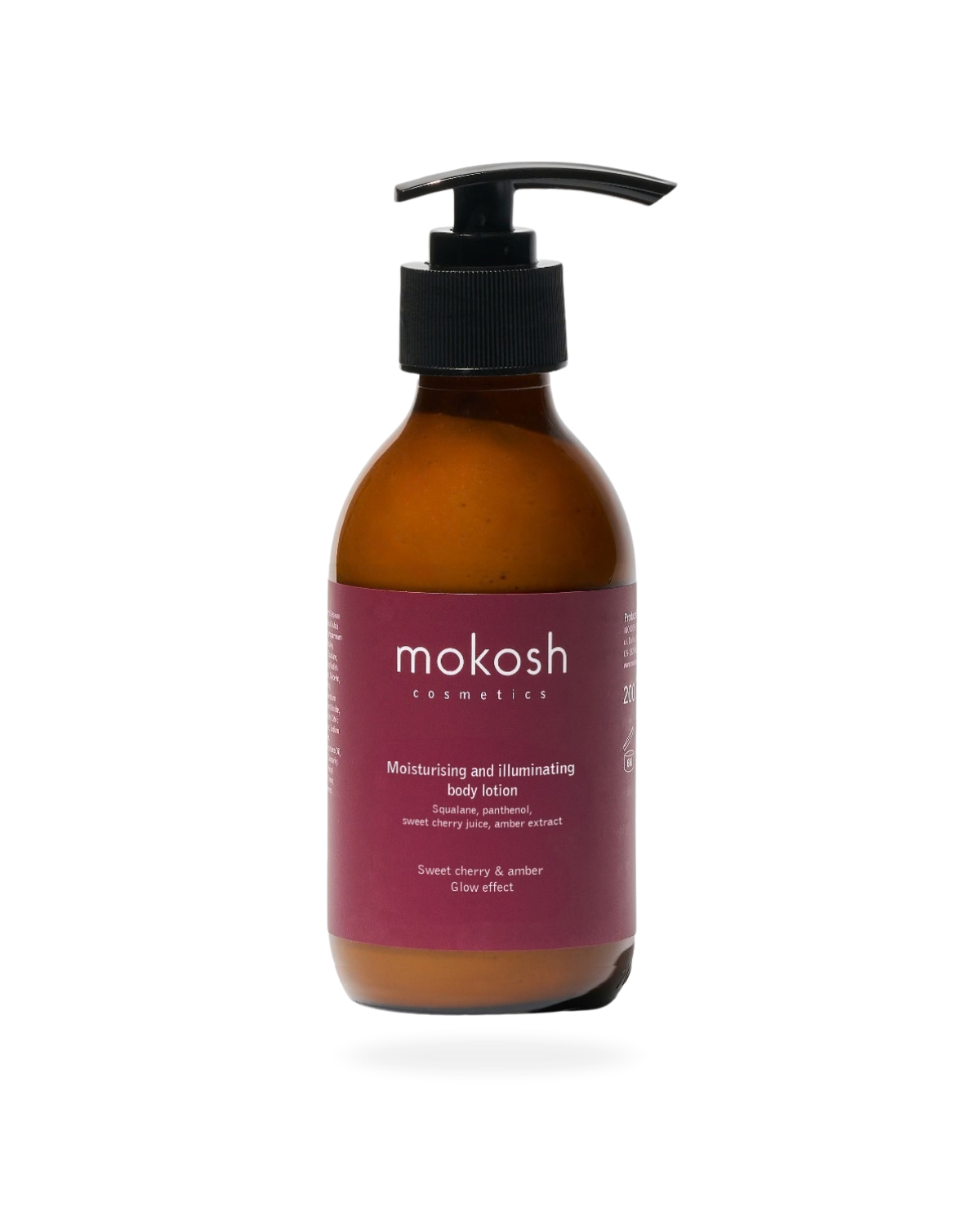 Body lotion with Glow effect - Cherry and Amber