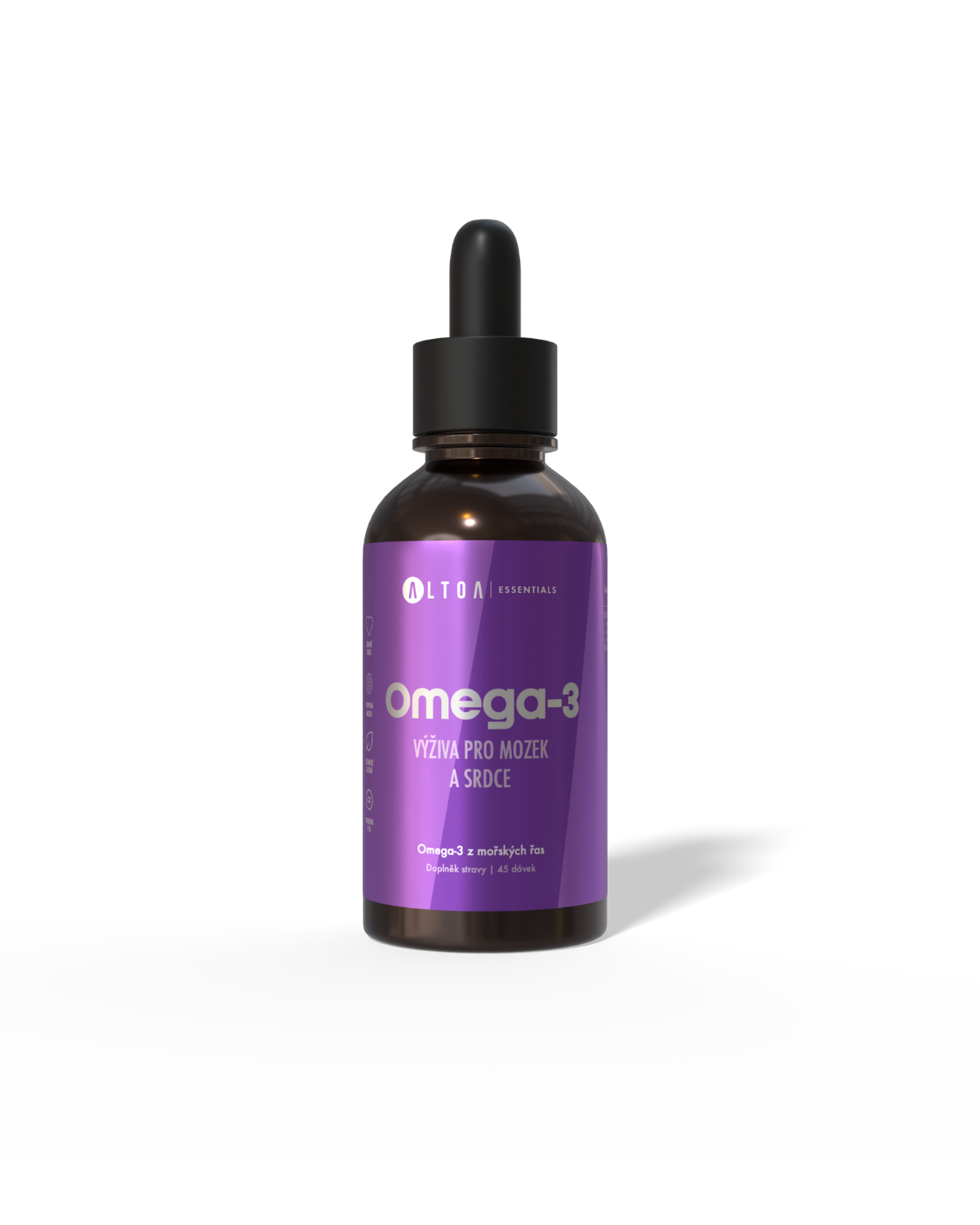 Omega 3 olej z řas 500 mg DHA - (100 ml)