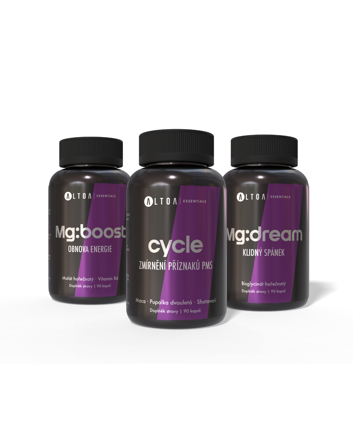 PMS HARMONY - CYCLE + Mg:BOOST + Mg:DREAM (3×90 kapslí)