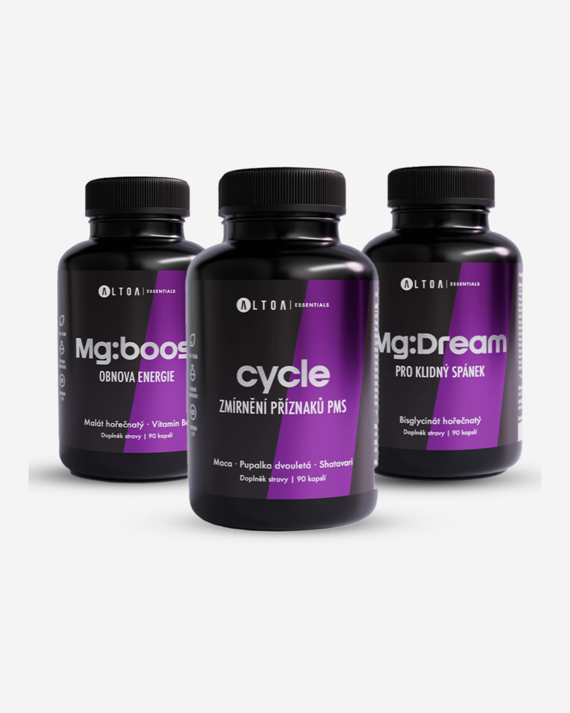 PMS HARMONY - CYCLE + Mg:BOOST + Mg:DREAM 90 kapslí