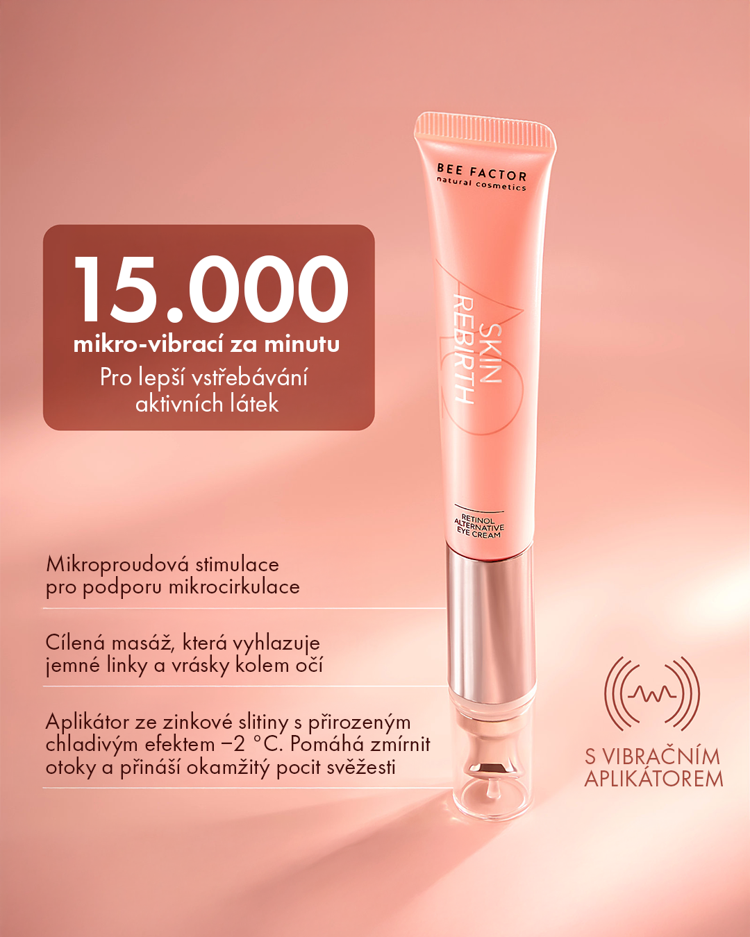 SKIN REBIRTH – Regenerační oční krém s retinolovou alternativou