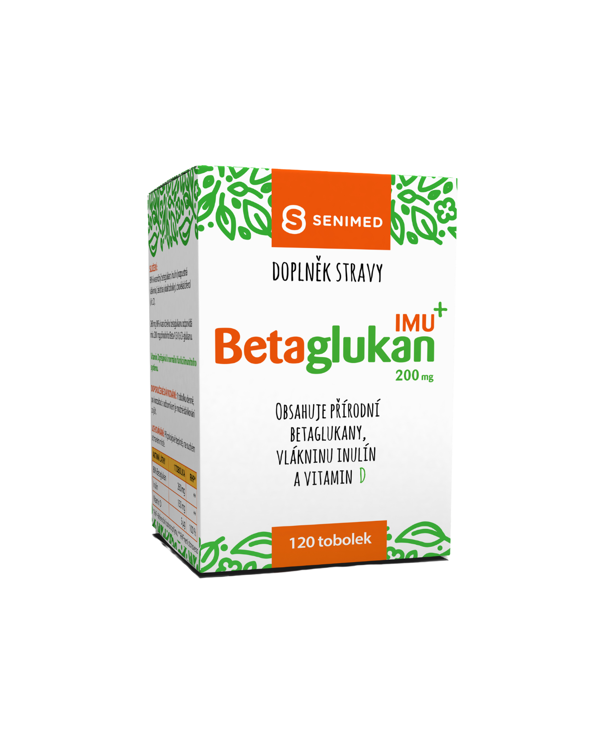 Betaglucan IMU 200 mg 120 capsules