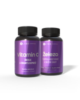 Vitamin C + Železo - (2×90 kapslí)