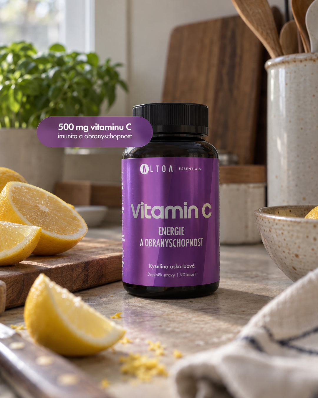 Vitamin C 500 mg - (90 kapslí)