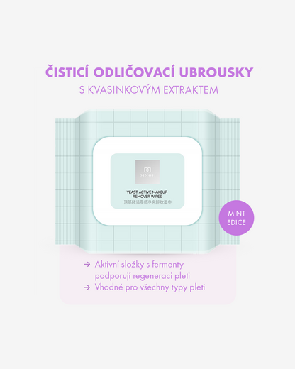 Odličovací ubrousky s fermentovanými kvasinkami 120 ks