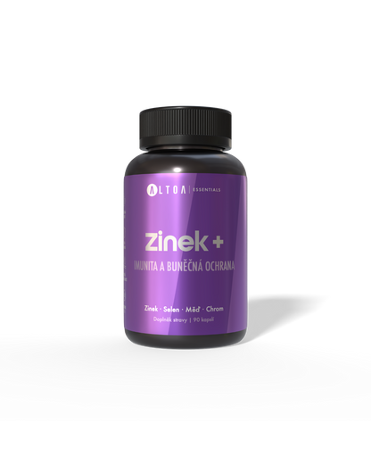 Zinek (bisglycinát) + selen + měď + chrom - (90 kapslí)
