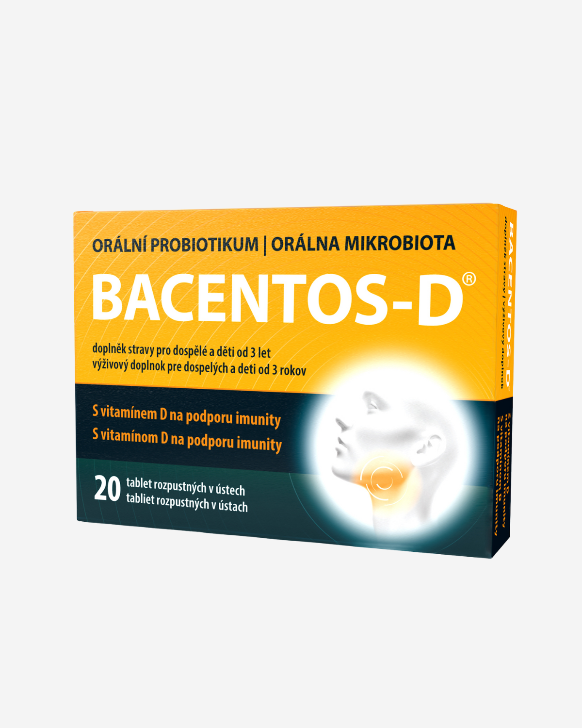 BACENTOS-D orální probiotikum 20 tablet