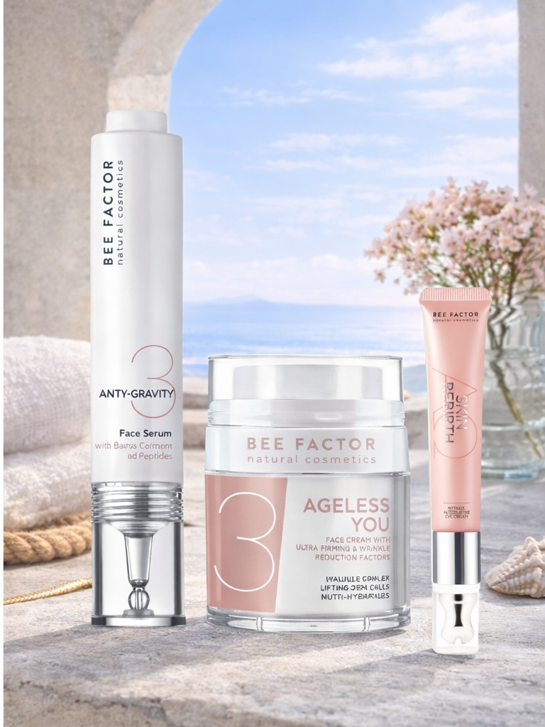 Complete Anti-Aging Cosmetic Set - Firmer Skin and Eyes