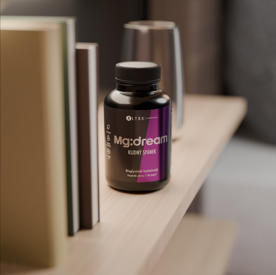 Mg:DREAM - Magnesium Bisglycinát (90 kapslí)
