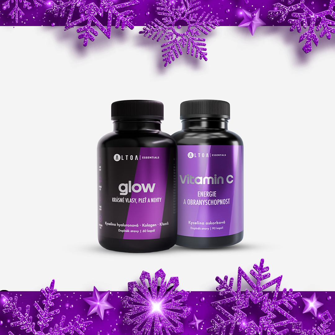 GLOW BOOST - Glow 60 kapslí + Vitamin C 90 kapslí
