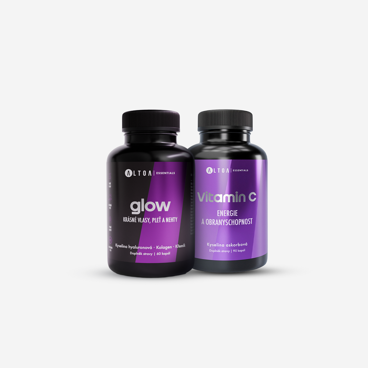 PŘEDPRODEJ: GLOW BOOST - Glow 60 kapslí + Vitamin C 90 kapslí