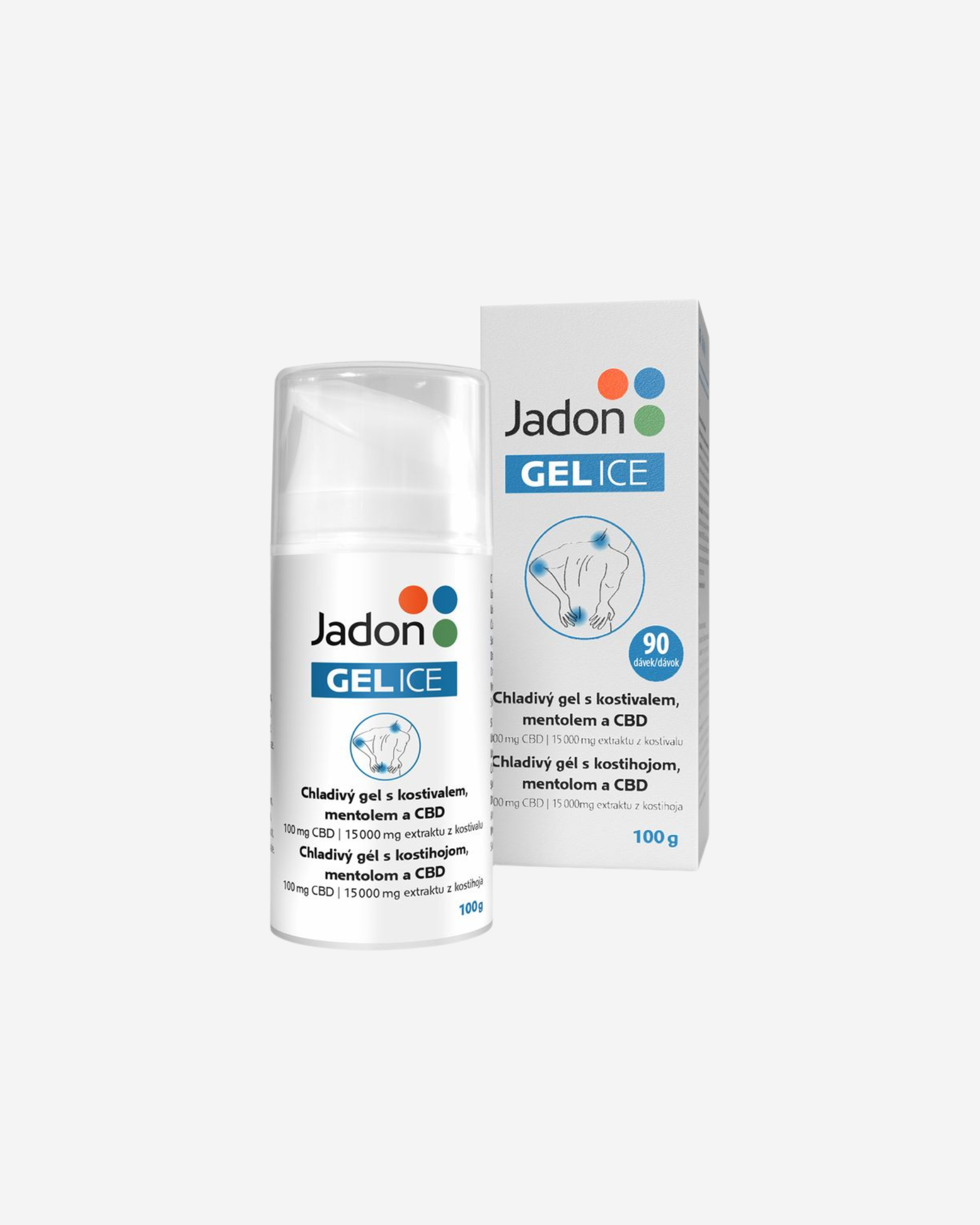 Jadon GEL ICE s kostivalem a CBD  100g