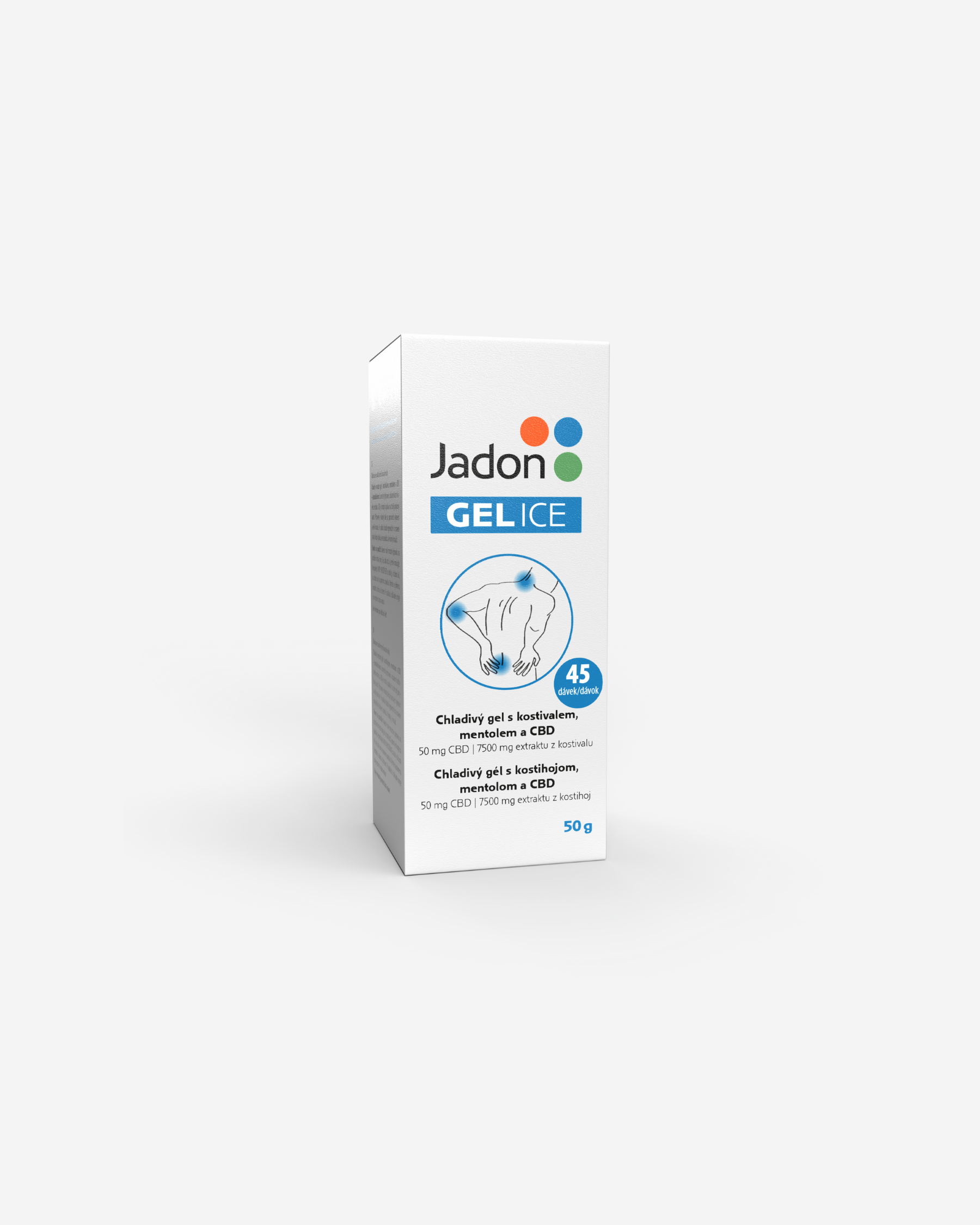 Jadon GEL ICE s kostivalem, mentolem a CBD 50g