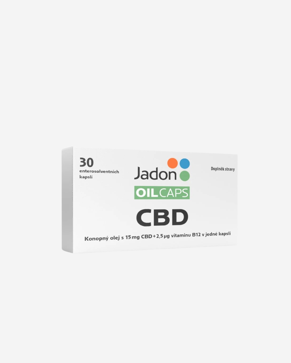 Jadon OIL CAPS 15mg CBD + B12 30 kapslí