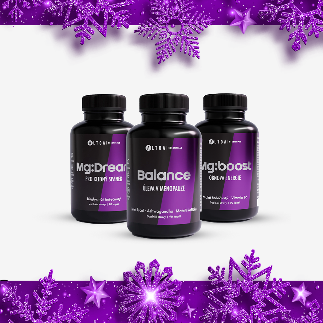 MENOBALANC - BALANCE + Mg:BOOST + Mg:DREAM (3x90 kapslí)