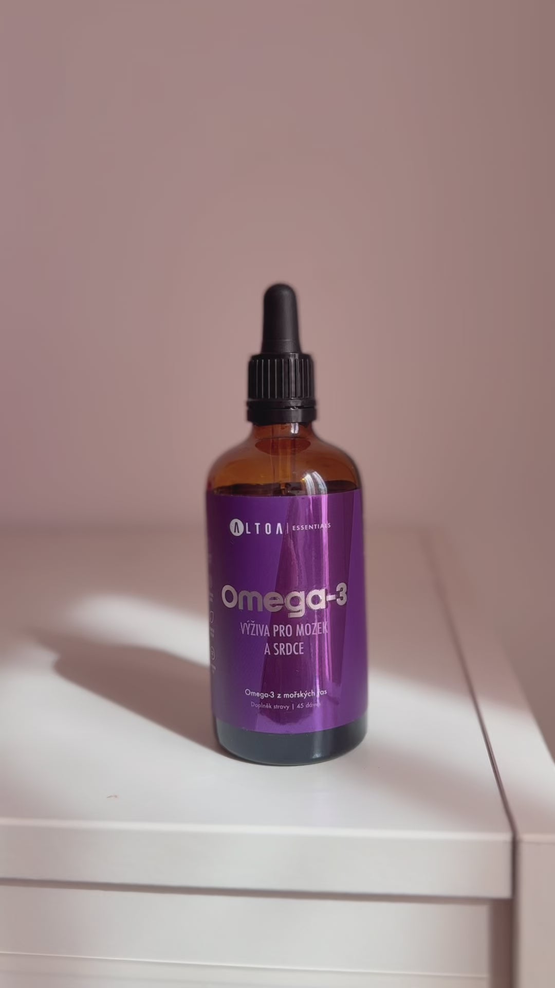 Omega 3 olej z řas 500 mg DHA - (100 ml)