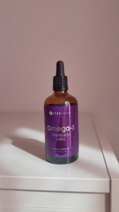 Omega 3 olej z řas 500 mg DHA - (100 ml)
