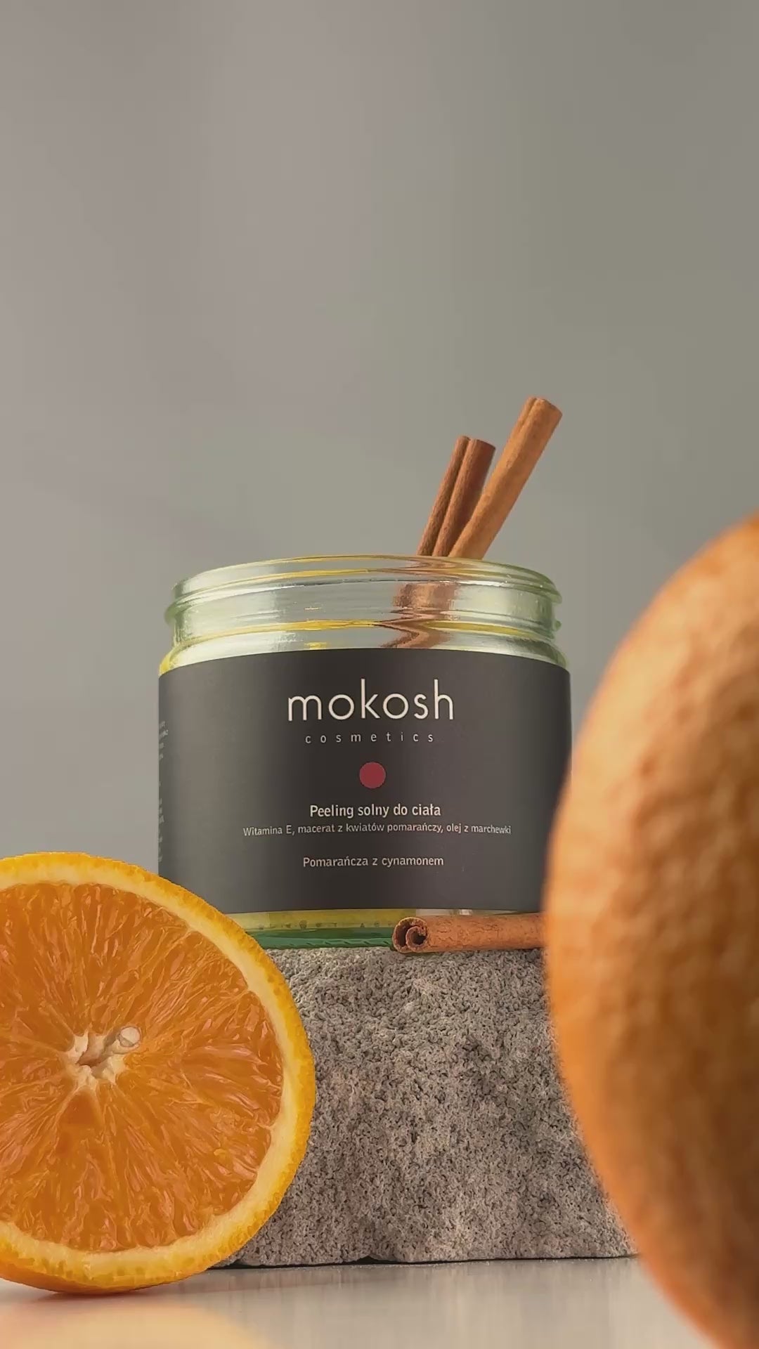 Bath salt and body scrub - Orange and cinnamon