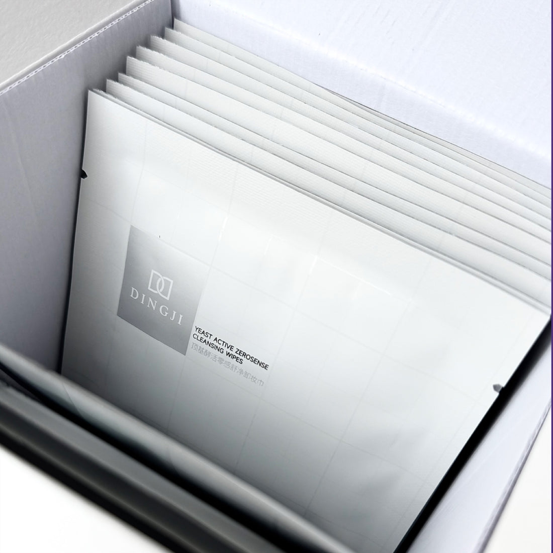 Individually wrapped make-up remover wipes - with fermented yeast 30 pcs